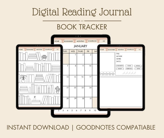 Reading Journal and Book Tracker