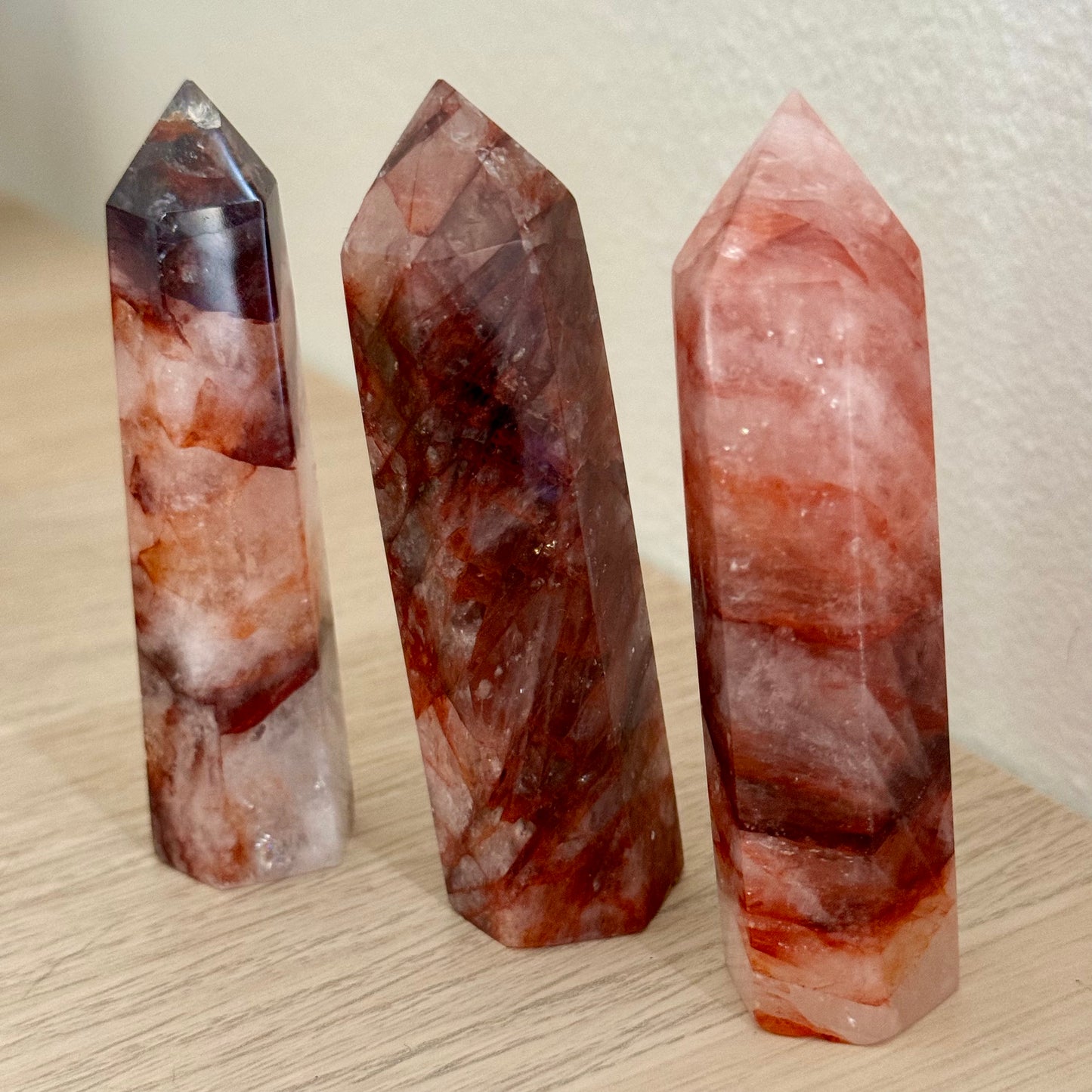 Fire Quartz/Hematoid Quartz Point