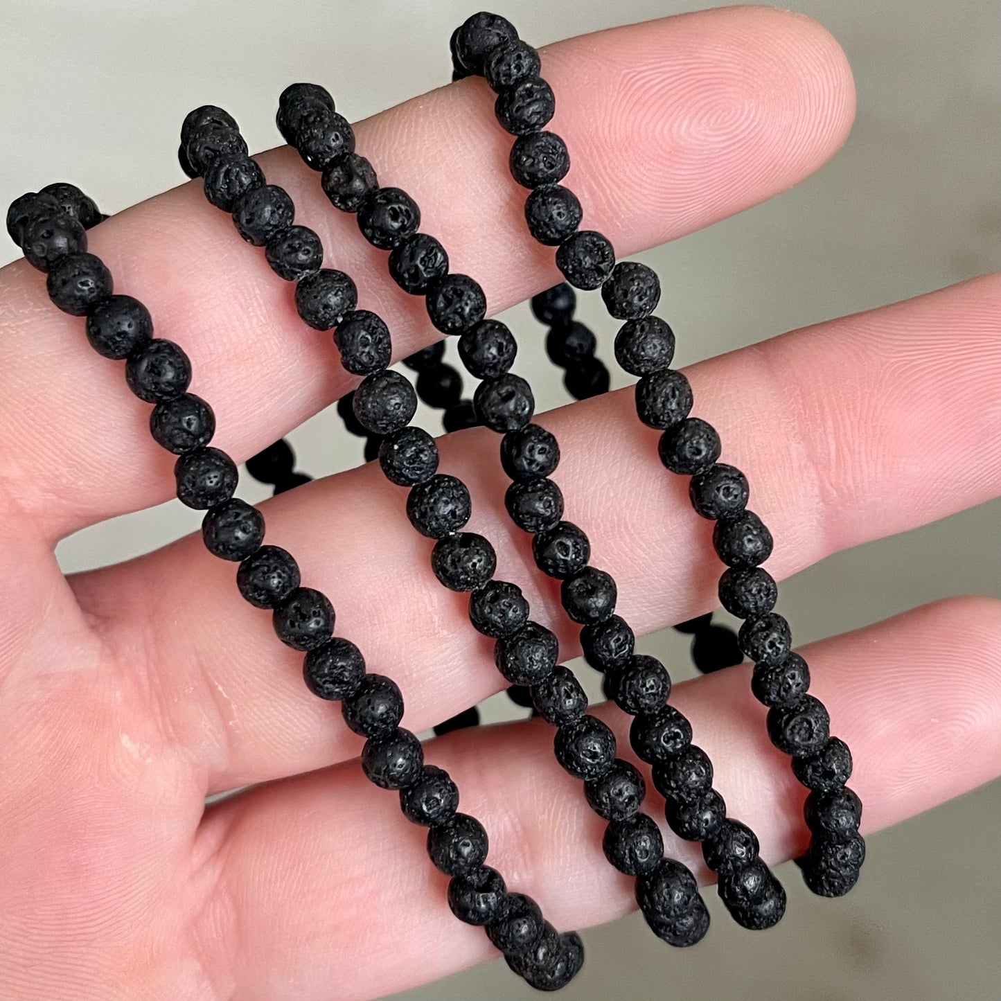 Adjustable Lava Stone Bracelet