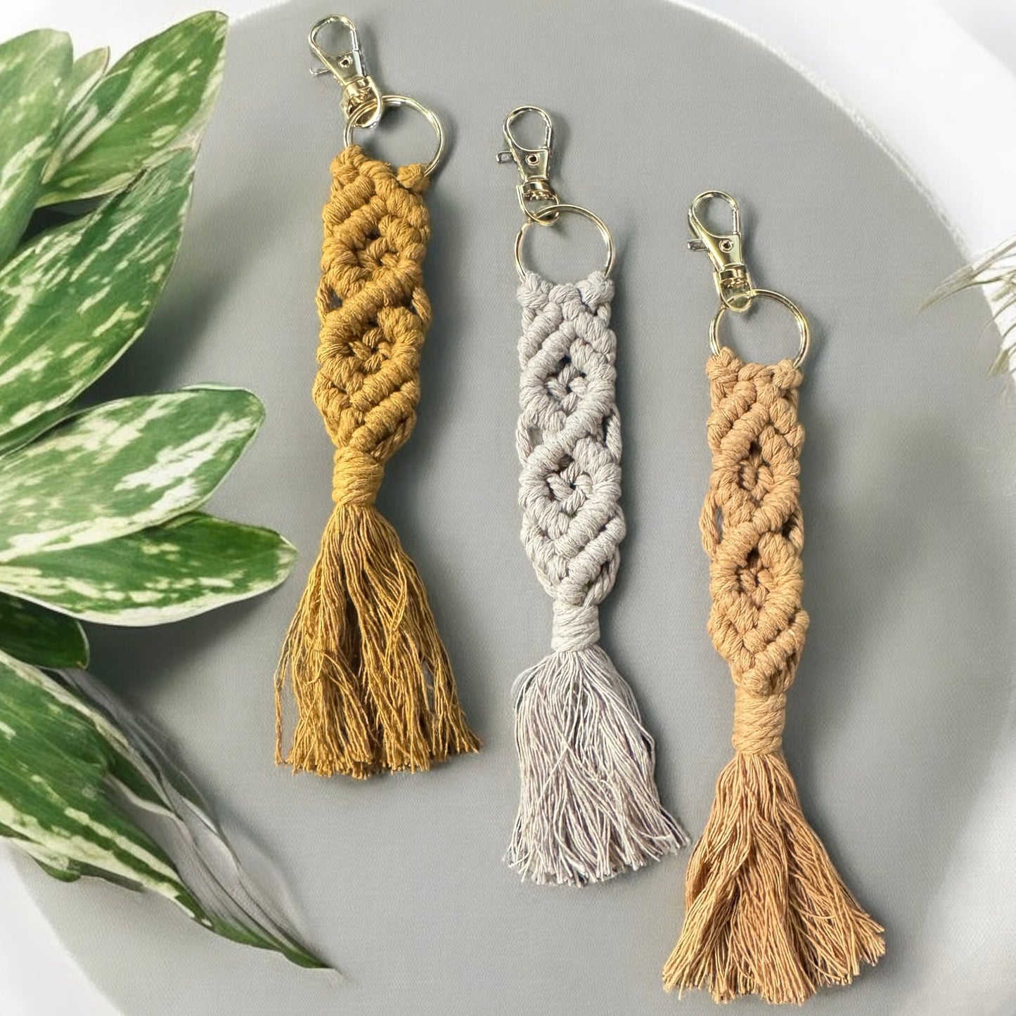 Macramé Keychain