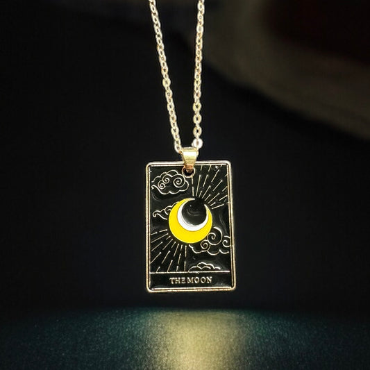 The Moon Tarot Necklace